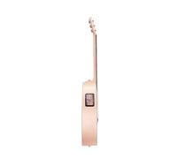 LAVA MUSIC - LAVA ME PLAY 36''- Light Peach/Frost White folk electro-acoustic guitar with gig bag