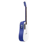 LAVA ME Play Chitarra Elettroacustica HILAVA 2.0, Chitarra Intelligente Touchscreen, Borsa Lite, Cavo Dati, Chiave Truss Rod, Per Principianti (36" Bianco & Blu)