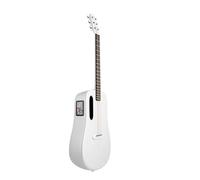 LAVA MUSIC - LAVA ME 4 CARBON SERIES 38'' - White electro acoustic guitar with AF BAG