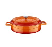 Lava Signature - Forno multiuso in ghisa smaltata, 2-1/2 litri, colore: Arancione
