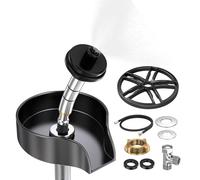 Lavabicchieri Aicoya Estendibile per Lavello, Lavabottiglie per Lavello della Cucina, Bar, Dispositivo per Lavare Bicchieri