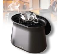 Lavabicchieri Automatico, Sciacquatore Elettrico ad Alta Pressione da 1,7L con Tubo di Scarico - Lava Tazze da Tavolo ad Alta Velocità per Tazze da Caffè, Bicchieri da Vino & Bottiglie