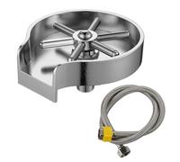 Lavabicchieri Lavandino, Rondella Di Vetro Sciacquatrice, Tazza Automatica Sciacquatrice, Acciaio Inossidabile Lavabicchieri Per Lavello, Sciacqua Bicchieri Da Lavandino Glass Rinser Per Casa/Bar