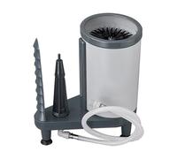 Lavabicchieri, Lavatrice ad Alta Pressione per Tazze, Pulitore per Bottiglie per Lavello da Cucina, con Spazzola a Densità a 360°, Tubi Flessibili(White)