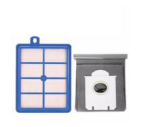 Lavabile 1 pz H12 H13 Polvere Filtro hepa + 1 pz Sacchetti for aspirapolvere Sacchetto for la Polvere Adatto for Electrolux