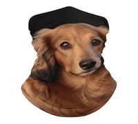 Lavabile Bandana, Scaldacollo Long Haired Dachshund Antivento Fascia per Capelli per Adulto attività Pesca