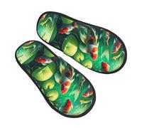 Lavabile Ciabatte Calde Koi Fish Under Water House Shoes Comode Calde Slippers Per Viaggi, Spa, Ospiti L
