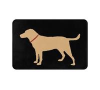 Lavabile Entrata Zerbino Yellow Labrador Retriever, Tappetino da Bagno, Giardino, Terrazzo, Cucina, Morbido Tappeto da Esterno 40X60cm
