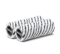 Lavabile Microfibra Spazzole a Rullo Spazzatrice Spazzola Accessori per Karcher FC3/FC5/FC7 Cordless Pavimento Duro Pulitore (1 Set)