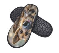 Lavabile Scarpe Di Cotone Invernale Shepherd German Dog Lovers2 Calde Ciabatte Comode Scarpe Inverno Peluche Per Spa, Donne, Uomini M