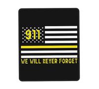 Lavabile Tampone per Mouse, We'll Never Forget 911 Tappetino per Il Mouse Antiscivolo Gaming Mousepad per Laptop Ufficio Casa