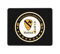 Lavabile Tappetino per Il Mouse, 1St Cavalry Division, Superficie Liscia Tappetini Mouse, Gaming Mousepad, 25X30cm, PC, Notebook, Laptop