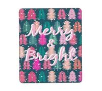 Lavabile Tappetino per Il Mouse, Merry Christmas Tree, Confortevole Tappetino per Mouse, Gaming Mousepad, 25X30cm, Computer, Casa, PC