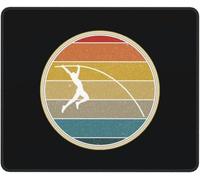 Lavabile Tappetino per Il Mouse, Retro Pole Vault, Antipolvere Tappetino per Mouse, Gaming Mousepad, 25X30cm, Ufficio, Casa, Computer