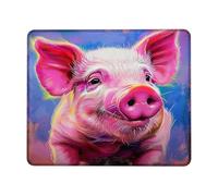 Lavabile Tappetino per Mouse, Pig Animal Printed Aesthetic Tappetino per Il Mouse Ergonomico Gaming Mousepad per Ufficio Laptop Notebook