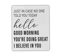 Lavabile Tappetino per Mouse, You're Doing Great I Believe in You Inspirational Quotes Tappetino per Il Mouse Confortevole Gaming Mousepad per Laptop Computer Ufficio