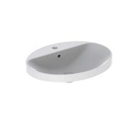 Geberit Lavabo Variform da incasso soprapiano 50x45 cm ovale bianco 500.712.01.2