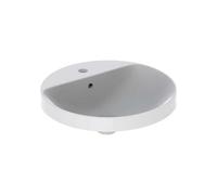 Geberit Variform lavabo 48x48 cm rotonda da incasso bianco lucida 500.704.01.2