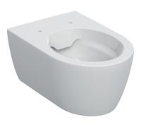 Lavabo a parete Geberit iCon, senza bordo di risciacquo, forma chiusa, 6 l, 5...