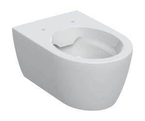 Lavabo a parete Geberit iCon, senza bordo di risciacquo, forma chiusa, 6 l, 5...