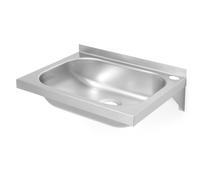 Lavabo a parete in acciaio 400x295mm - Hendi 811818