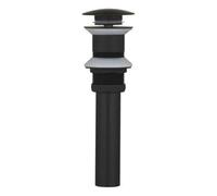 Lavabo a sifone Brushed Drains Set Brass Siphon P-TRAP Deodorization Bathroom Vanity Basin Pipe Waste With Pop Up Drainer(Black without)