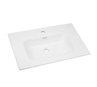 Lavabo ad Incasso in Resina cm 61x46x16,5 Bianco Lucido - CONFEZIONE: 1 pz., Dimensione: 81x46x17 cm