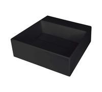 Lavabo appoggio granito Puerto Padre Idrostile foro rubinetto Nero Nero
