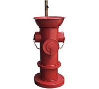 Lavabo con Rubinetto in Stile Industriale, Idrante Antincendio, Lavabo da Bagno da Terra, Lavabo Robusto in Metallo retrò, Ferro