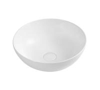 Lavabo da appoggio a ciotola 33 cm bianco lucido in ceramica Espeon