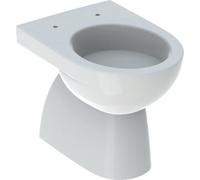 Lavabo da appoggio Geberit Renova, uscita verticale, forma parzialmente chiusa,