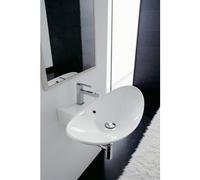 Lavabo da appoggio o sospeso Scarabeo Zefiro 50R 8205
