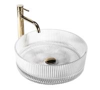 Rea Ingrid lavabo 39.5x39.5 cm rotonda da appoggio REA-U0278