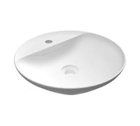 LAVABO DA APPOGGIO TONDO (MONOFORO) VARIANT 42X42 CM Bianco