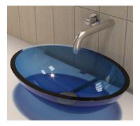 Lavabo da Appoggio Womb Handwash in Resina Trasparente Agata Blu Lullaby - CONFEZIONE: 1 pz.