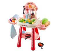 Lavabo da gioco con acqua corrente, set educativo da gioco di ruolo da 52