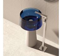 Lavabo Free Standing Icon Momentum Ciotola Agata blu e Base Bianca Lullaby - CONFEZIONE: 1 pz.