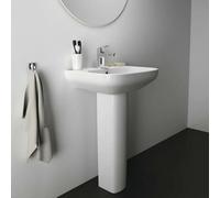 Lavabo Ideal Standard 60 cm con colonna in ceramica lucida I.Life A