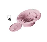 Lavabo igienico compatto per il viso, con lettore di temperatura e schermo di filtrazione per pelli sensibili, da viaggio