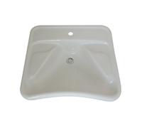 Lavabo lavandino da bagno ergonomico per disabili e anziani in ceramica 66X56