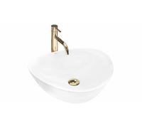 Lavabo lavandino in ceramica da appoggio Rea Andrea