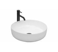 Lavabo lavandino in ceramica da appoggio Rea Elma white