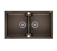 Lavabo NEPTUN 160 IN Granito Con 2 Senza Gocciolatoio Lavello Cucina