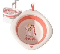 Lavabo Para Bebé,Tina De Lavado Plegable, Bañera De Lavadø Plegable Y Resistente, Lavabo Con Diseño De Cordón, Para Lavarse La Cara A Diario, Lavarse Las Manos