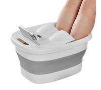 Lavabo Per Pediluvio - Vasca Per Pediluvio | Bacino Pieghevole Per I Piedi | Secchio Portatile Pieghevole Per Massaggio Ai Piedi Con Coperchio | Pediluvi E Spa | Secchio Multifunzionale Per Il Piede C