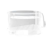 Lavabo per piatti, pieghevole con manici, secchio trasparente portatile per verdure, cucina, cortile, giardinaggio, picnic, ospedale, viaggi d'affari