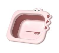Lavabo per pieghevole - Lavabiberon per biberon | Bacinella pieghevole da 2,5 litri per il lavaggio del viso del neonato | Lavabo multiuso per cartoni animati, vasche da bagno per