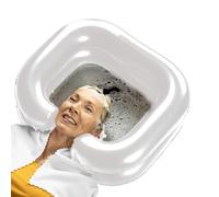 Lavabo Per Shampoo Gonfiabile - Vasca Per Il Lavaggio Dei Capelli Sul Comodino Medico, Cura Della Testa Pieghevole | Di Supporto Per La Pulizia Del Paziente Disteso Con Gonfiabi