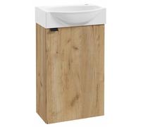 Lavabo per WC con mobiletto - Ospiti Mobili in Rovere 69 x 40 x 21,3 cm