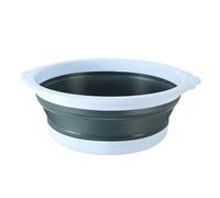 Lavabo pieghevole da 2 pezzi, lavabo portatile in plastica addensata, lavanderia for dormitorio viaggio, base for Per Cucina(33x12x4cm)